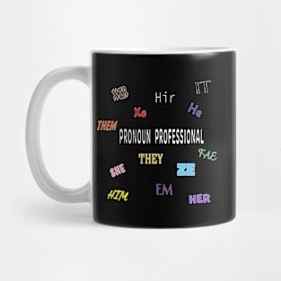 Pronoun Professional Mug